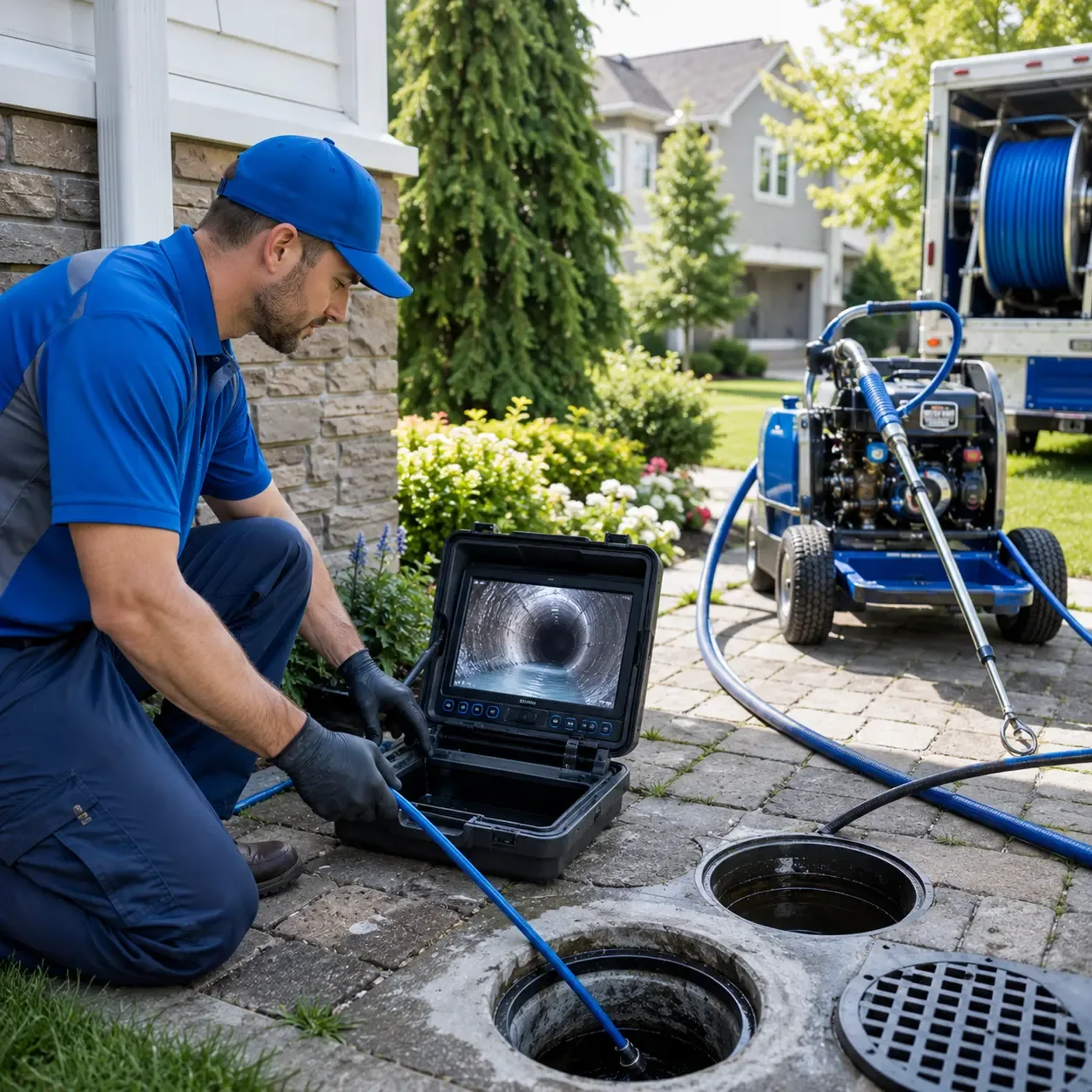 Outdoor drain cleaning professionals serving Pittsburg, NH